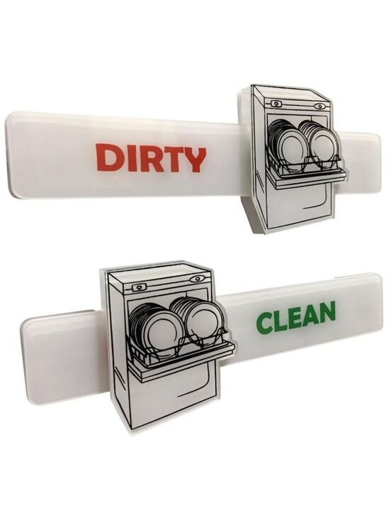 Other - Clean Dirty Dishwasher Magnet Sign